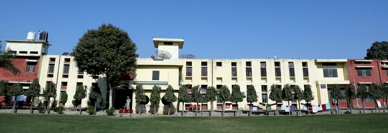 The Baba Deep Singh Hostel building on the school campus