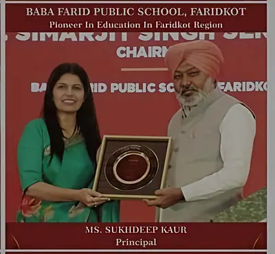 Newspaper clipping about Baba Farid Public School (24 of 39)